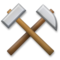 Hammer and Pick emoji on LG